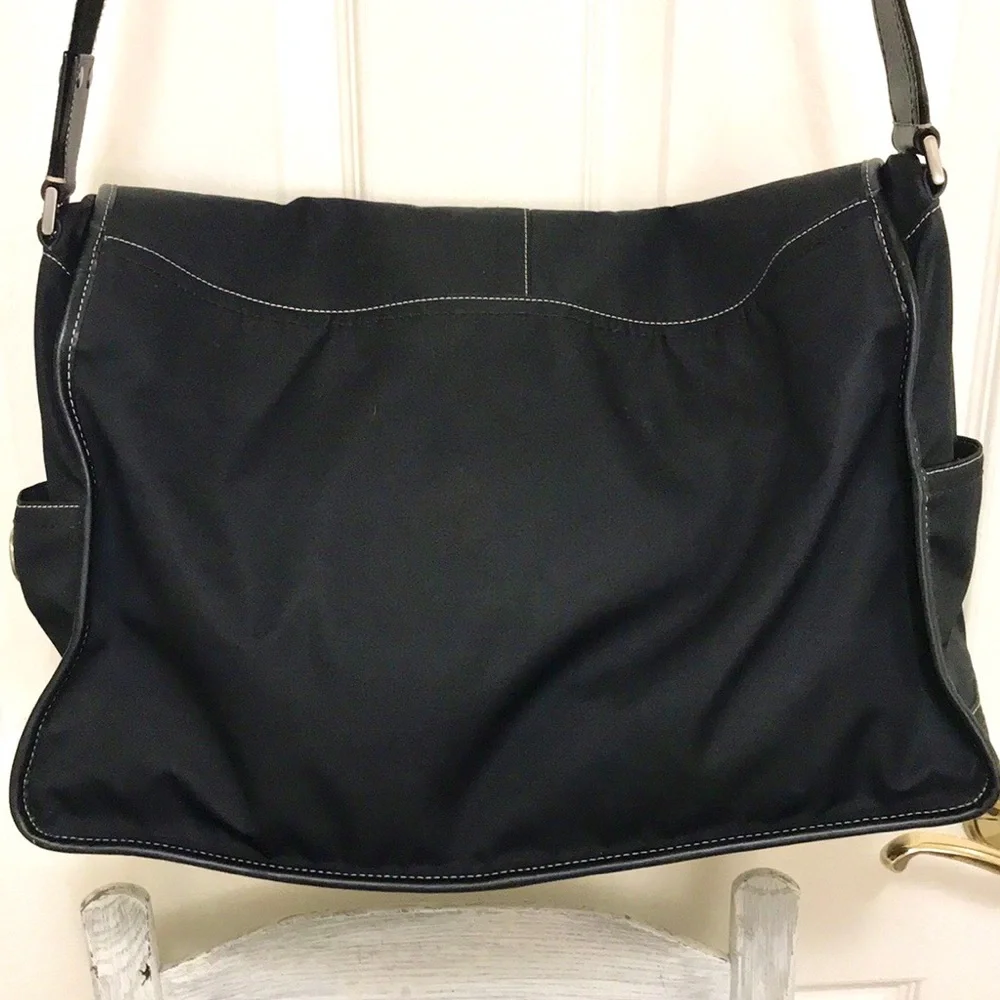 Coach Unisex Messenger Bag Black